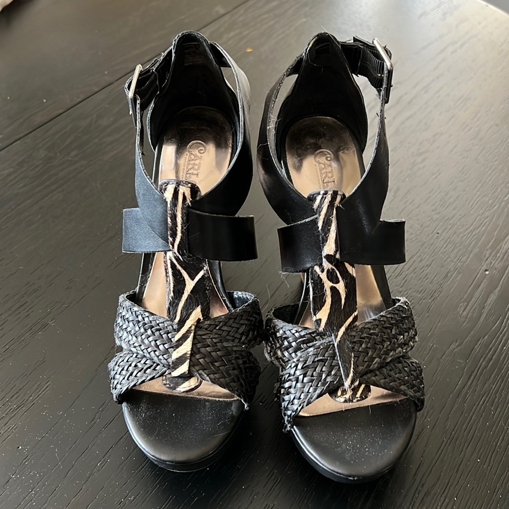Platform wedge sandals